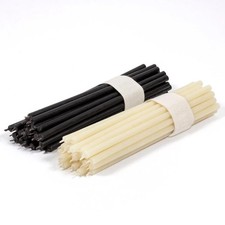 40 Stk Kerzenset „Schwarz &