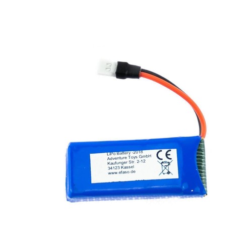 Efaso akku 500mah - 3,7v, passend