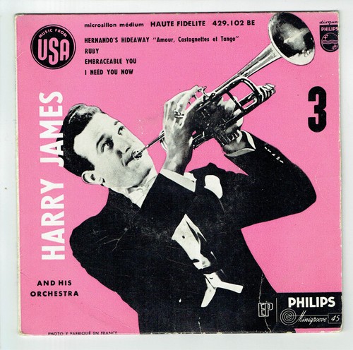Harry james trompete vinyl - trompete, 45