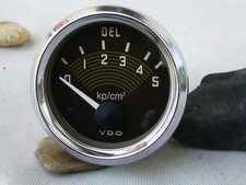 VDO Öldruck 5 Bar Anzeige T1 Bus Samba Brezel Barndoor Replika Instrumente 52 mm