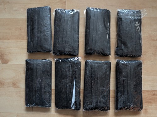 8x10 masken schwarz - schwarz, 80