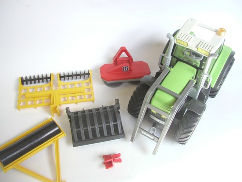 Playmobil grüner traktor aus - playmobil,