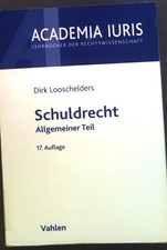Schuldrecht - Allgemeiner