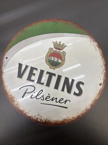 Blechschild rund veltins - blechschild, bier