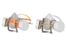 Halbmaske mit Filter Baumaske Atemschutz Feinstaubmaske mit Ventil für Asbest un