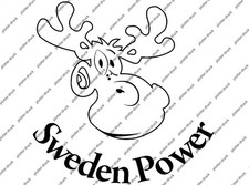 Dekor Sweden Elch Volvo