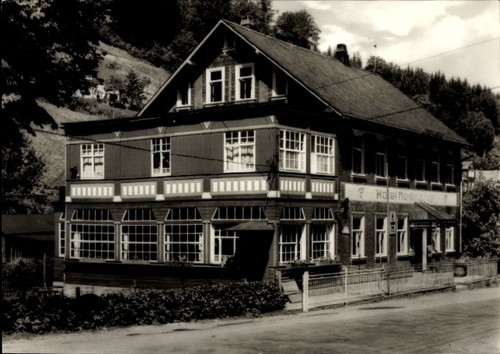 Katzhütte schwarzatal - ak,