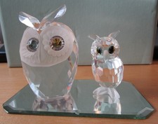 Swarovski Figur Eulenpaar