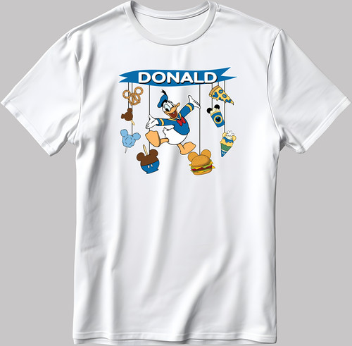 Donald duck disney kurzarm - donald,