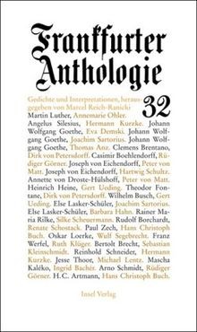 Frankfurter anthologie - frankfurter,