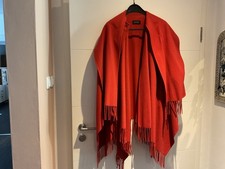 "DAMO"  Damen Cape Poncho Schuwrolle ROT one Sitze