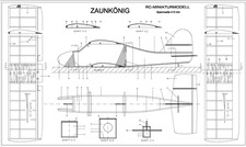 Zaunkönig Antikflugmodell