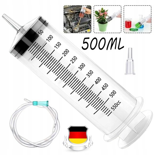 500ml spritze mit - spritze, schlauch