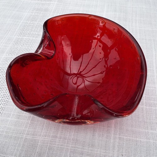 Vintage murano stil rot - stil,