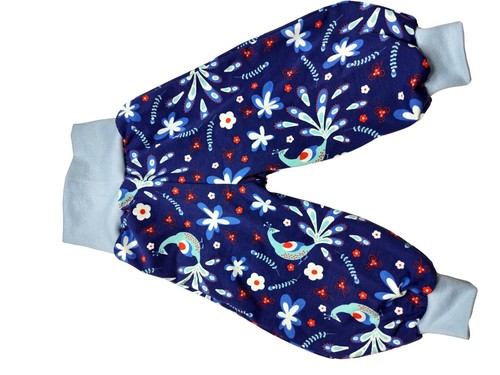 Pumphose jersey blau - pumphose,