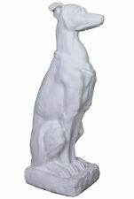 Windhund Skulptur Weiss
