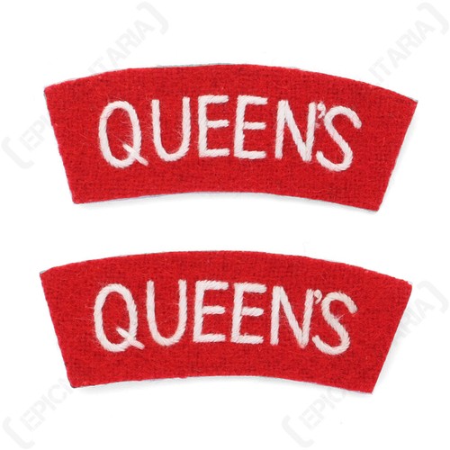 British army queens - army, shoulder