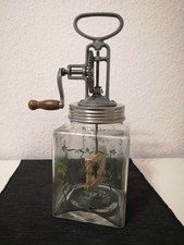 Antike buttermaschine glas mit - antike,