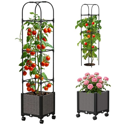 Hochbeet tomaten rankhilfe - hochbeet,