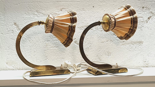 Paar alte tischlampe original - paar,