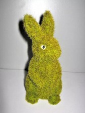 Osterhase Dekofigur gebraucht sehr gut Höhe ca. 15cm Kunstgras Ton