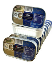 12x LEMBERG Dorschleber in eigenem Öl 12 Dosen je 120g Abtropfgewicht 80g