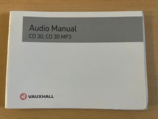 Vauxhall CD30 MP3 System Guide