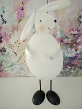 Hase weiß, ca. 23cm, Deko