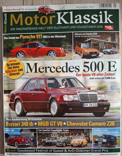 Motorklassik september 2015 - motorklassik,