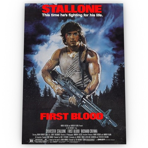 Rambo first blood filmposter - first,
