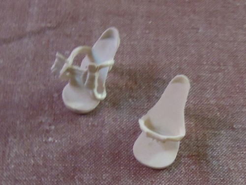 Barbie schuhe highheel - highheel, weiß