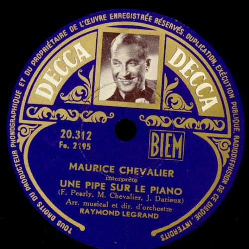 Maurice chevalier une pipe sur - maurice,