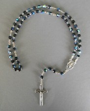Rosenkranz schwarz schimmernde