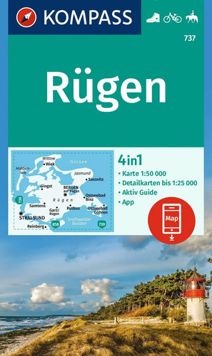 Kompass wanderkarte 737 - kompass, rügen