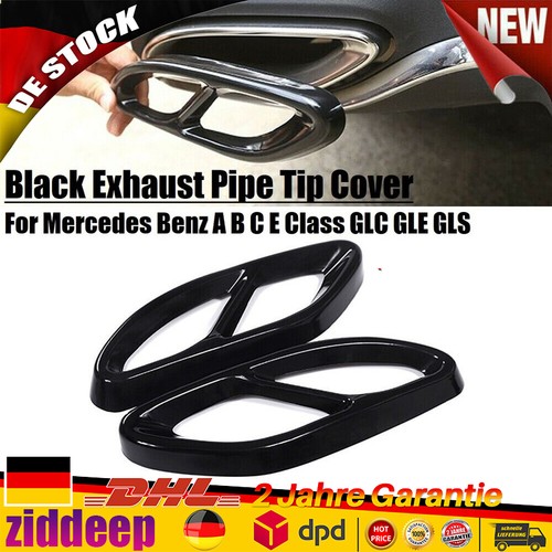 Schwarz auspuffblende - schwarz,