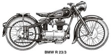 BMW R23/3 VINTAGE MOTORCYCLE