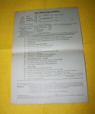 Renault 4CV Dauphine Juvaquatre Neuwagen Ablieferungsinspektionsschein