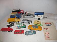 Konvolut alte gebrauchte Original LKW PKW Audi BMW Mini Anhä usw Modellautos KG3