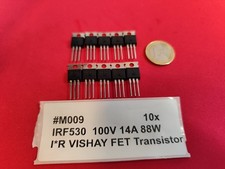 IRF530 VISHAY TO-220 Power MOS Transistor N-Ch FET 100V 14A 88W BUZ72 74N60