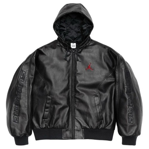 Supreme jordan lederjacke - supreme®/jordan®,