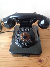 Telefon Bakelit schwarz