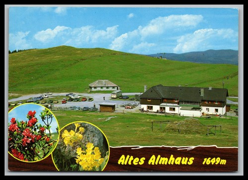 Ansichtskarte altes almhaus - almhaus, /