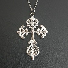 Edelstahl Kreuz Anhänger