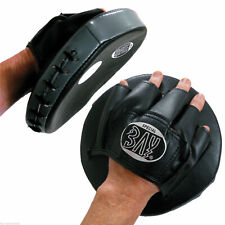 BAY® PAAR TACTICAL Pratzen Schlagpolster LEDER Handpratzen MMA Kickboxen Boxen