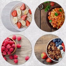 Obst in einer Schale Ceranfeld-Abdeckung Schneidebrett Glas Herdabdeckung fi 40