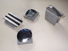 4 Teile Schreibtisch Set Alan Yip Design Beton Optik Edelstahl Organizer Set