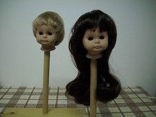 2 Puppenperücken Kunsthaar KU