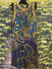 Auffälliges, Buntes Kleid im Retro-Stil - Vintage-Mode der 60er/70er Jahre