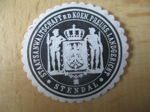 Siegelmarke - ,