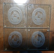 4 Glasuntersetzer - Franziskaner Weissbier